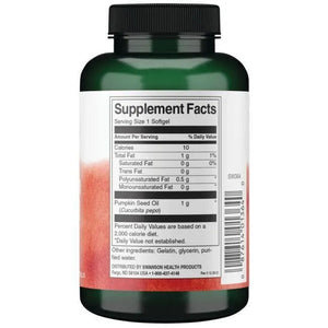Pumpkin Seed Oil - Moliūgų sėklų aliejus - 1000 mg - N100 - Swanson - Papildai