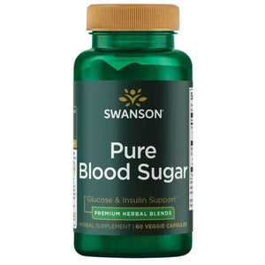 Pure Blood Sugar - Gliukozės kontrolei - N60 - Swanson - Papildai
