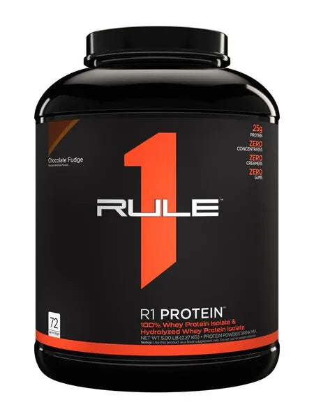 R1 Protein Chocolate Fudge - 2270g - Rule One - Sporto papildai