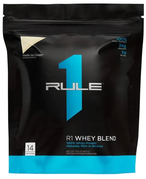 R1 Whey Blend Strawberries & Creme - 891g - Rule One - Sporto papildai