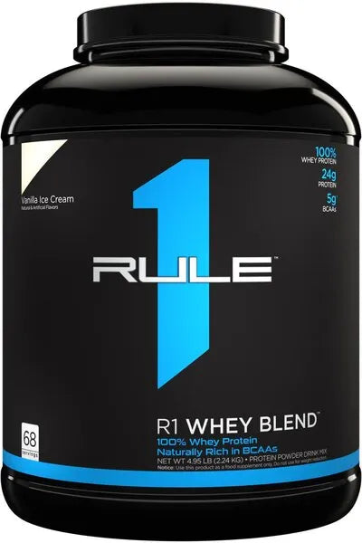 R1 Whey Blend Vanilla Ice Cream - 2240g - Rule One - Sporto papildai