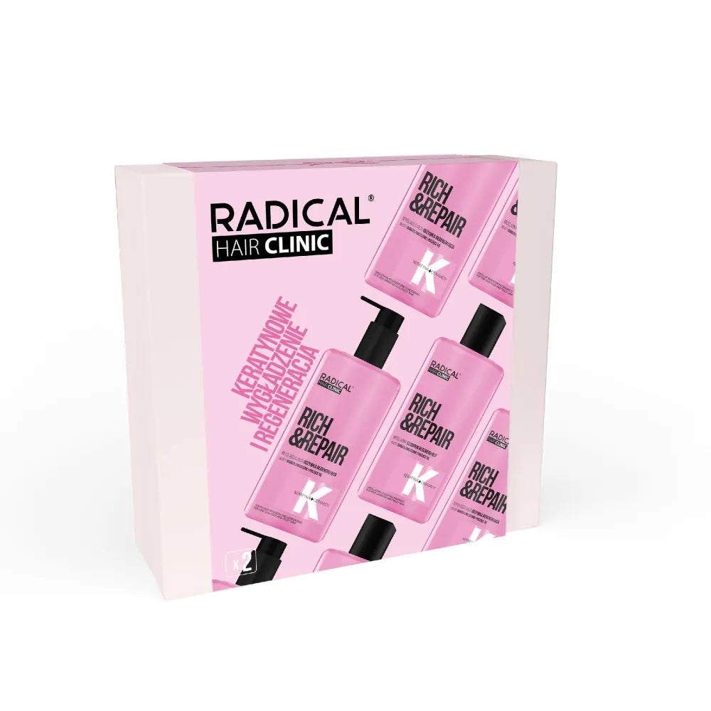 RADICAL Hair Clinic Gift Set (Regenerating Shampoo 300ml + Regenerating Conditioner 260ml) - Kosmetika