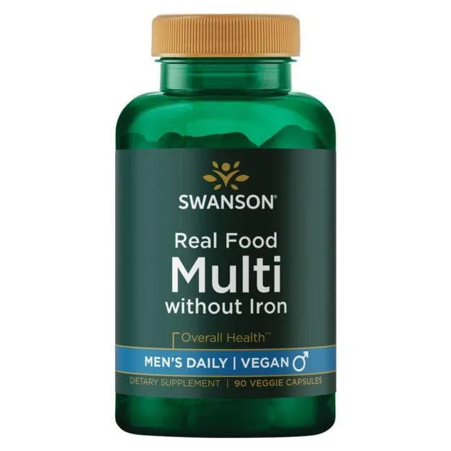 Real Food Multi - Be geležies - Vitaminai - N90 - Swanson - Papildai