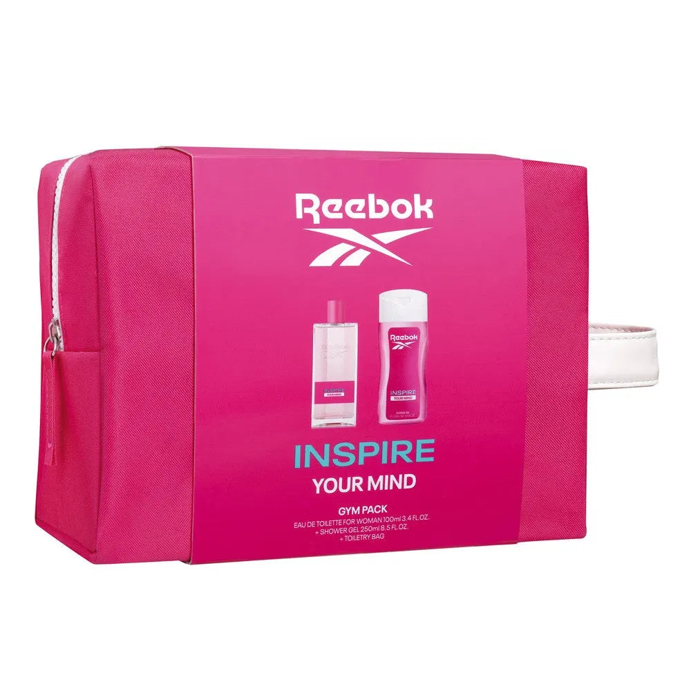 REEBOK Inspire Your Mind Dovanų rinkinys - kosmetinė (eau de toilette 100ml + dušo gelis 250ml) - moterims - Kosmetika