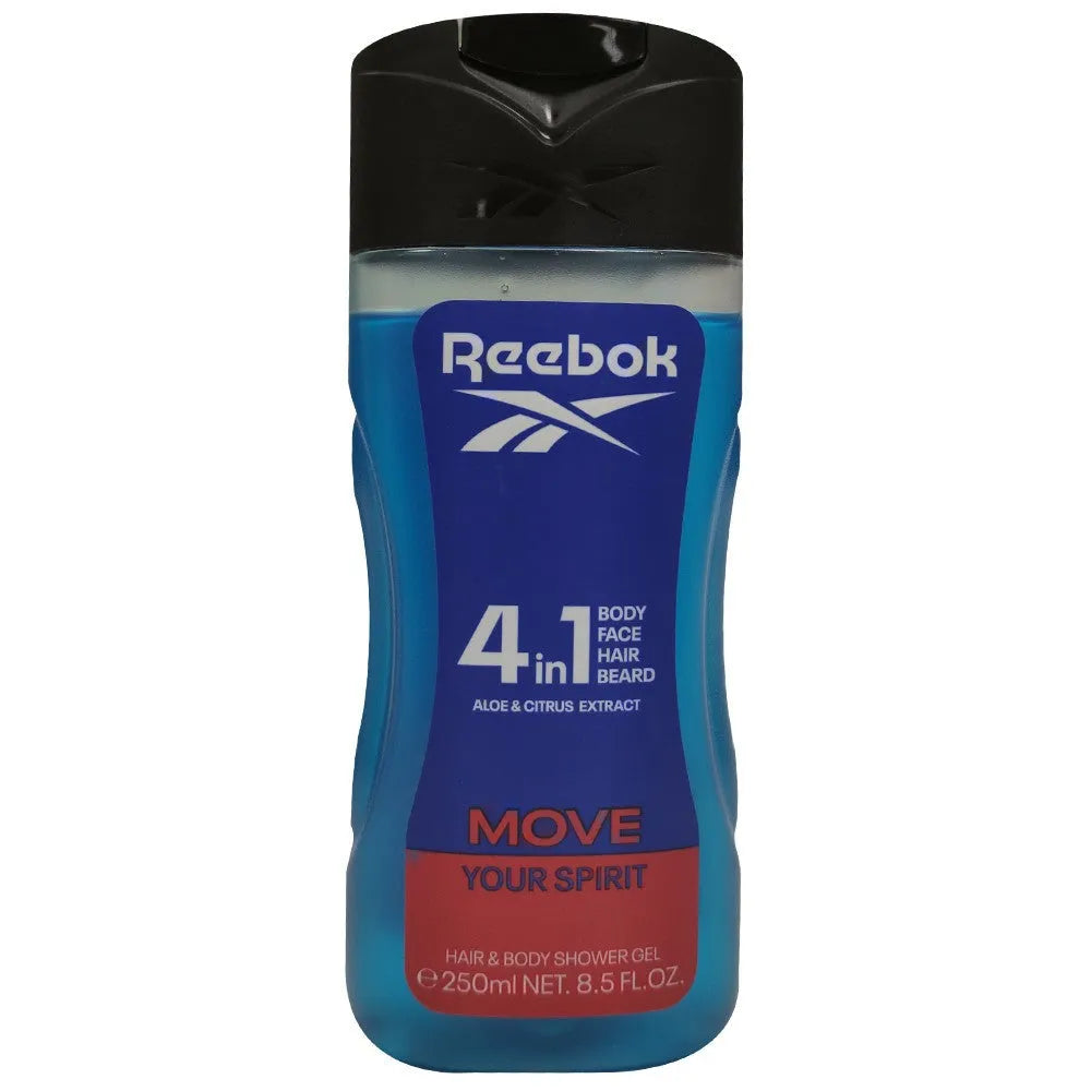 REEBOK Move Your Spirit 4in1 Vyrų dušo gelis 250 ml - Kosmetika