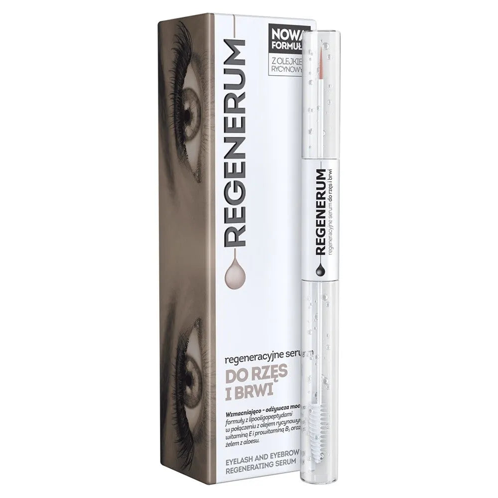 Regenerum Regeneracinis serumas blakstienoms ir antakiams - 11ml (4ml + 7ml) - Kosmetika