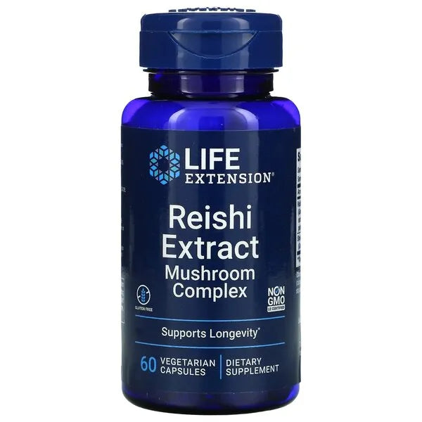 Reishi Extract Mushroom Complex - 60 vcaps - Life Extension - Papildai