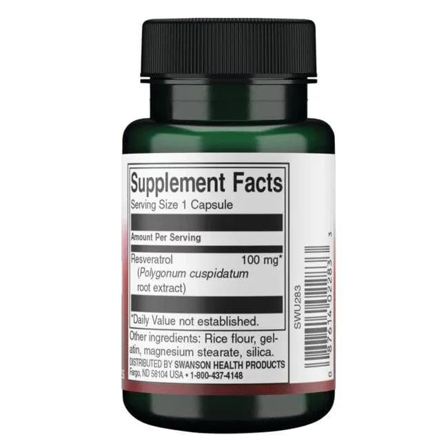 Resveratrol - 100 mg - N30 - Swanson - Papildai
