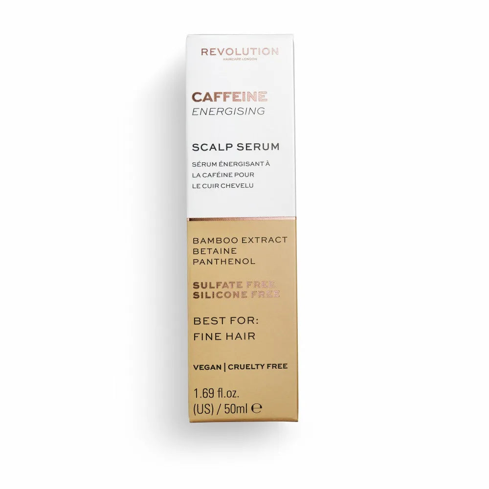 Revolution Haircare Caffeine Energizuojantis galvos odos serumas 50ml - Kosmetika