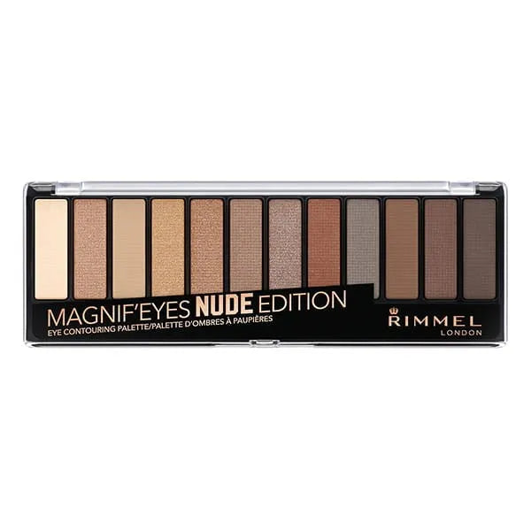 RIMMEL Akių Šešėliai MAGNIFEYES PALETĖ 001 NUDE - Kosmetika