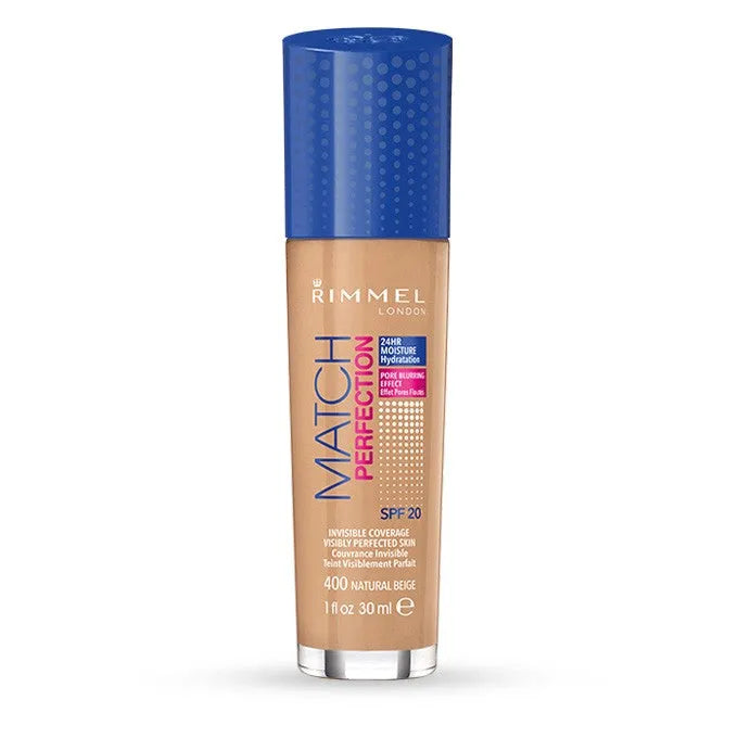 Rimmel Match Perfection Foundation Nr. 400 Natūralus Bežinis 30ml - Kosmetika