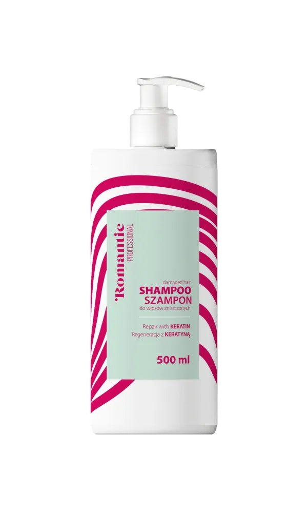 ROMANTIC Professional plaukų šampūnas - Keratinas 500 ml - Kosmetika
