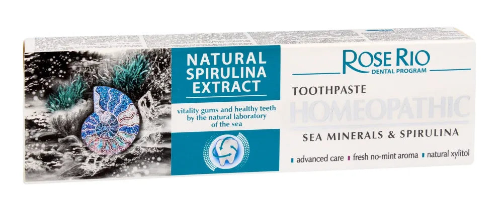 Rose Rio Toothpaste NATURAL SPIRULINA EXTRACT - 65ml - Kosmetika