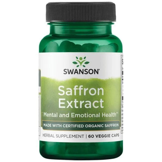 Saffron Extract - Šafrano ekstraktas - N60 - Swanson - Papildai