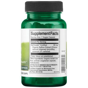 Saffron Extract - Šafrano ekstraktas - N60 - Swanson - Papildai
