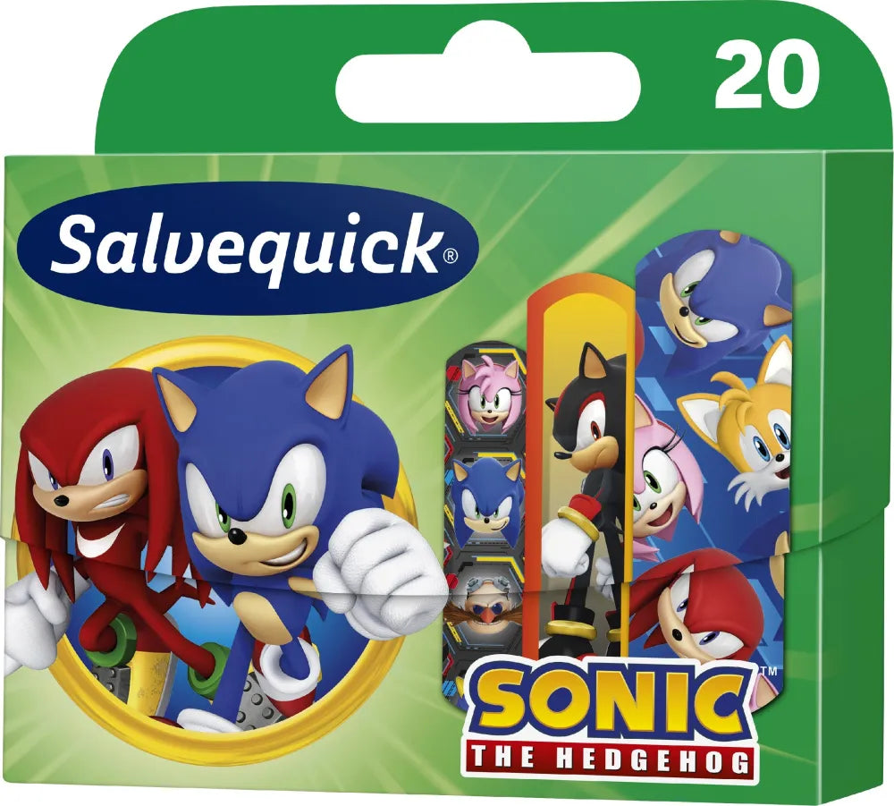 SALVEQUICK Sonic Plasters for Children - 20 pieces - Medicinos ir slaugos prekės
