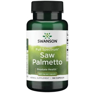Saw Palmetto - Serenoja - 540 mg - N100 - Swanson - Papildai