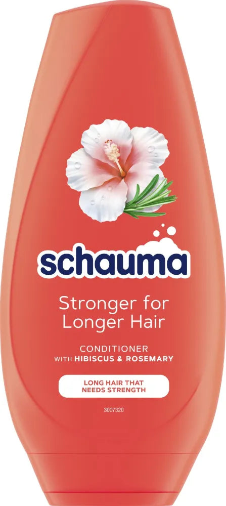 SCHAUMA Stronger for Longer Hair Conditioner Long and Weakened - Hibiscus & Rosemary 250 ml. - Kosmetika