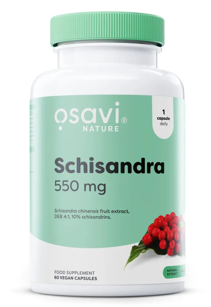Schisandra 550 mg - 60 vegan caps - Osavi - Papildai