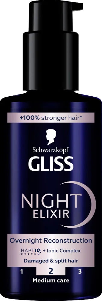 SCHWARZKOPF Gliss Overnight Reconstruction Treatment for damaged hair 100 ml - Kosmetika