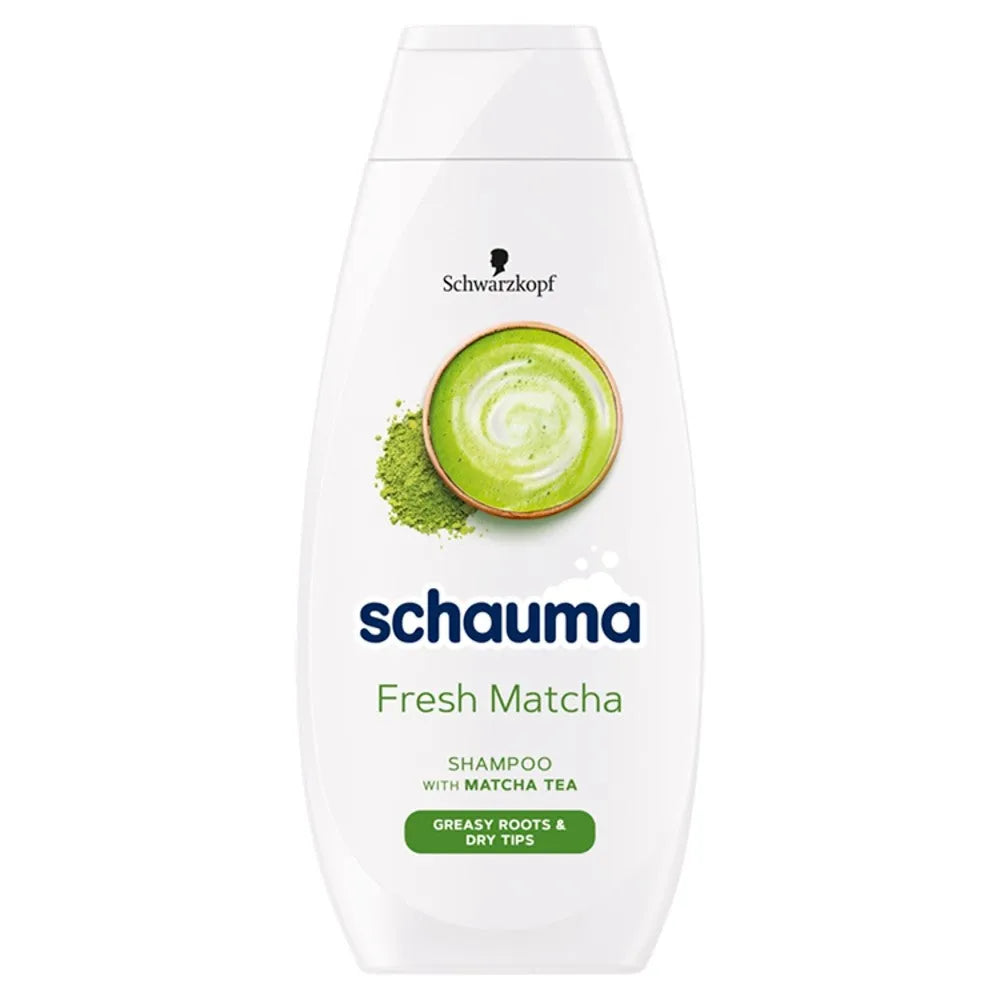 Schwarzkopf Schauma Fresh Matcha šampūnas riebiems ir sausiems plaukams 400 ml - Kosmetika