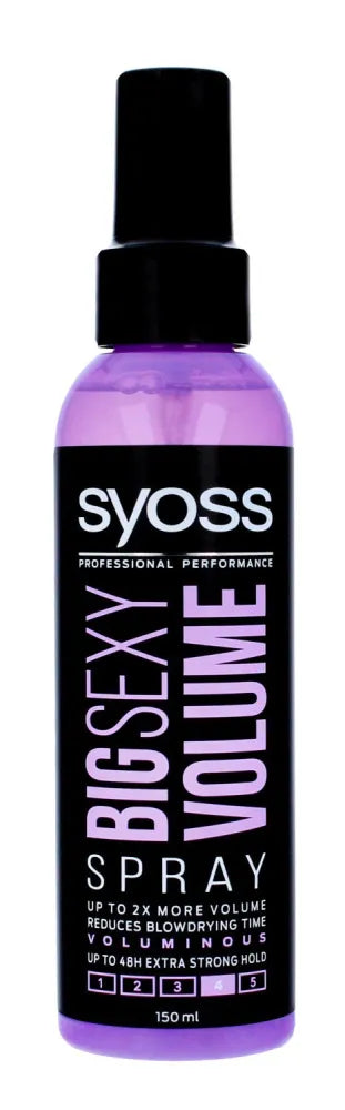 Schwarzkopf Syoss Big Sexy Volume Spray pridedantis apimties 150 ml - Kosmetika