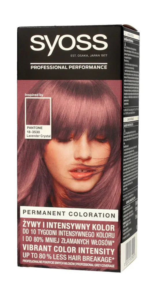 Schwarzkopf Syoss Hair Color 18-3530 Levandų Kristalas 1op. - Kosmetika