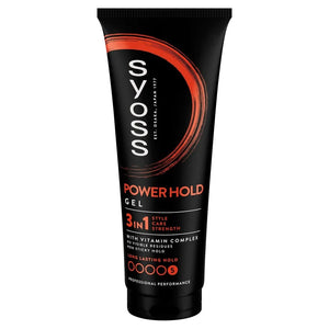 Schwarzkopf Syoss Power Hold plaukų gelis vyrams 250ml - Kosmetika