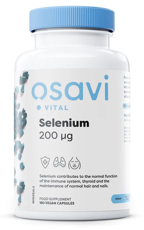 Selenium 200mcg - 180 vegan caps - Osavi - Papildai