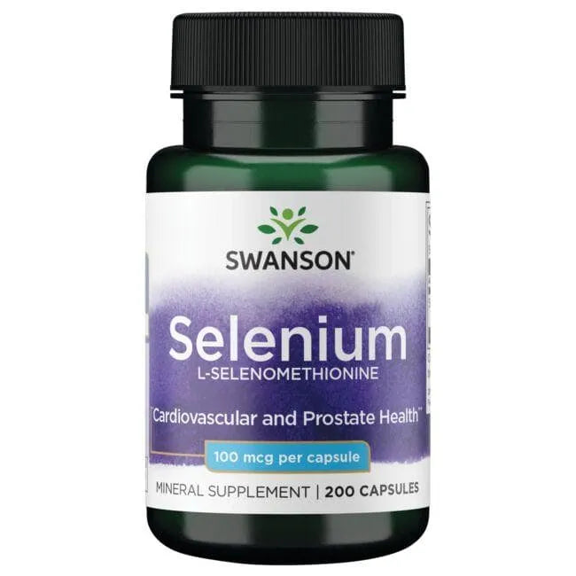 Selenium - Selenas - 100 mcg - N200 - Swanson - Papildai