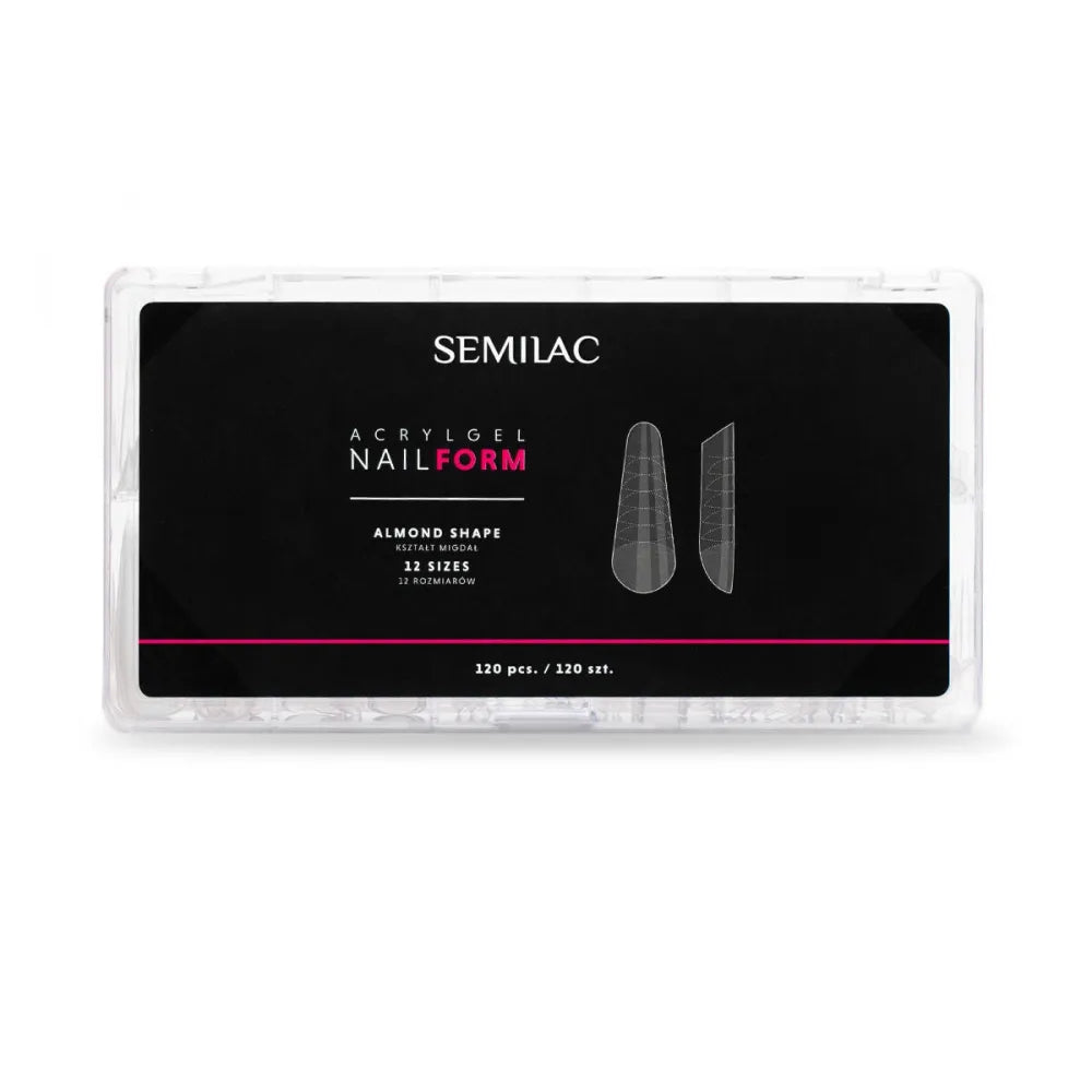 SEMILAC Acrylgel Nail Forms Almond 120 pcs. - Kosmetika