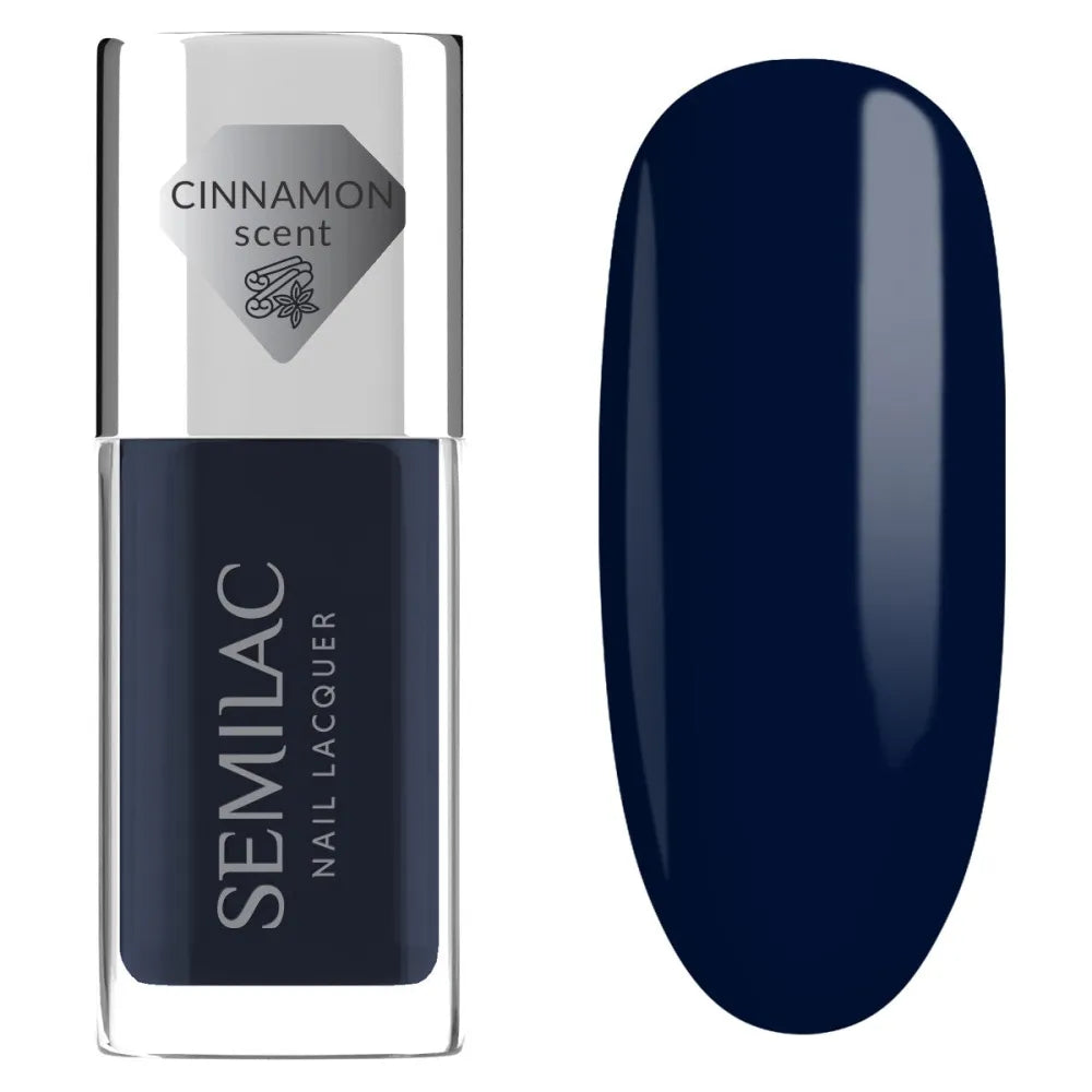 SEMILAC Classic Nail Polish 113 Blue Ink 9 ml - Kosmetika