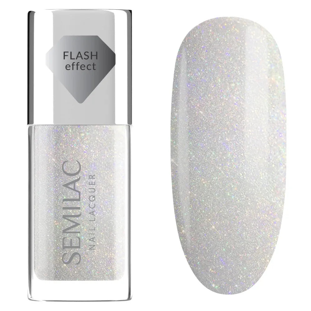 SEMILAC Classic Nail Polish 116 Holo Flash 9 ml - Kosmetika