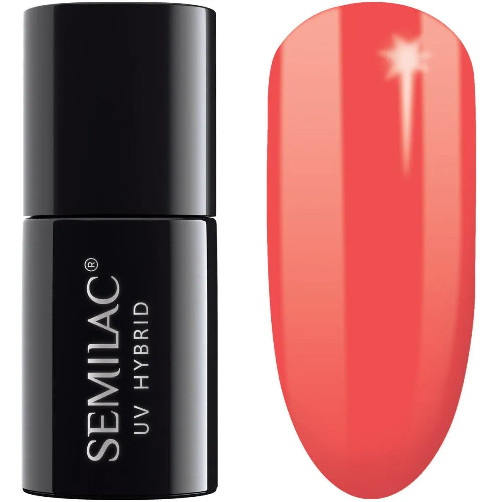 SEMILAC Hybrid Lacquer 006 Classic Coral - 7 ml - Kosmetika