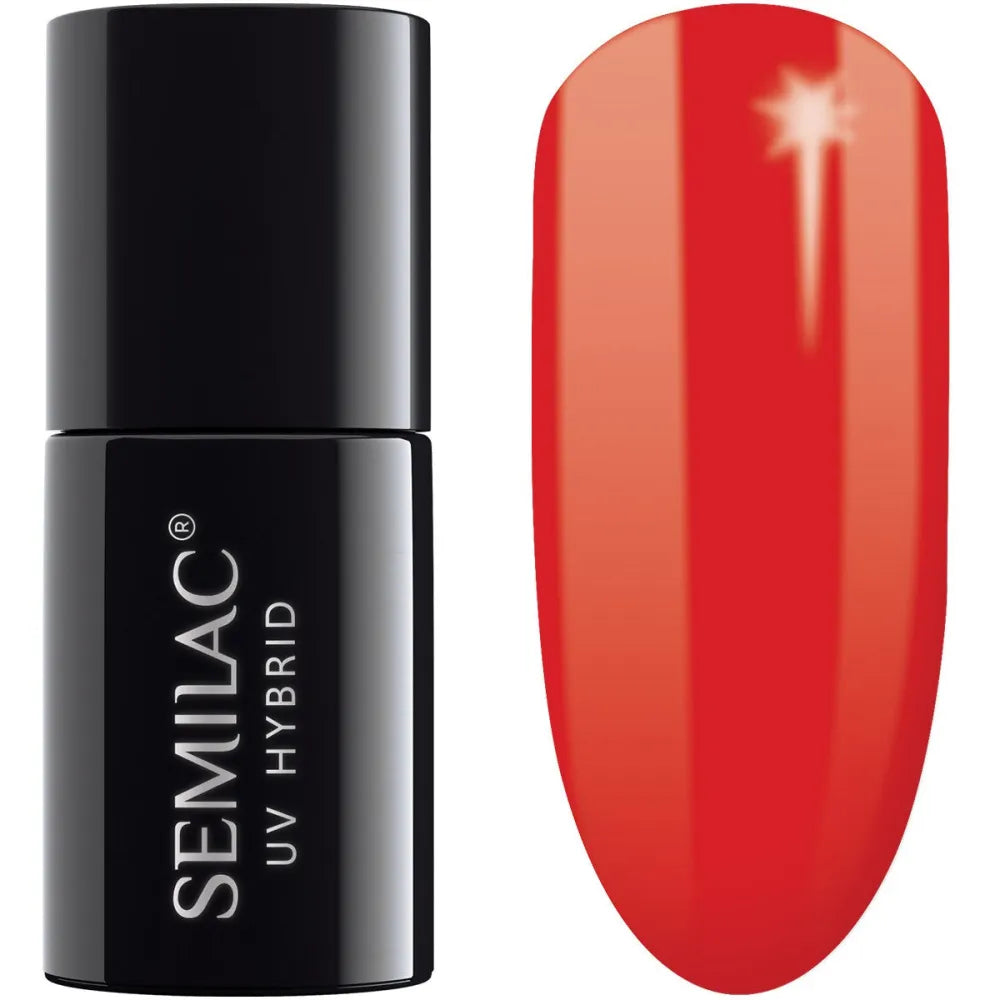 SEMILAC Hybrid Lacquer 062 Poppy Red - 7 ml - Kosmetika