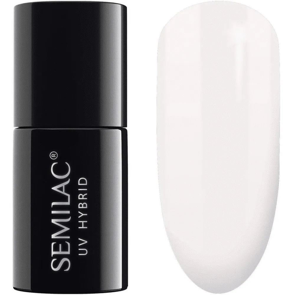 SEMILAC Hybrid Nail Polish 001 Stiprus Baltas - 7 ml - Kosmetika