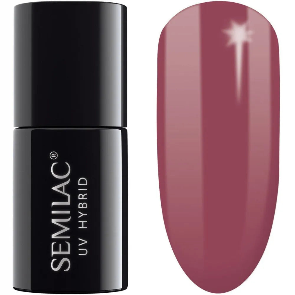 SEMILAC Hybrid Nail Polish 005 Berry Nude - 7 ml - Kosmetika