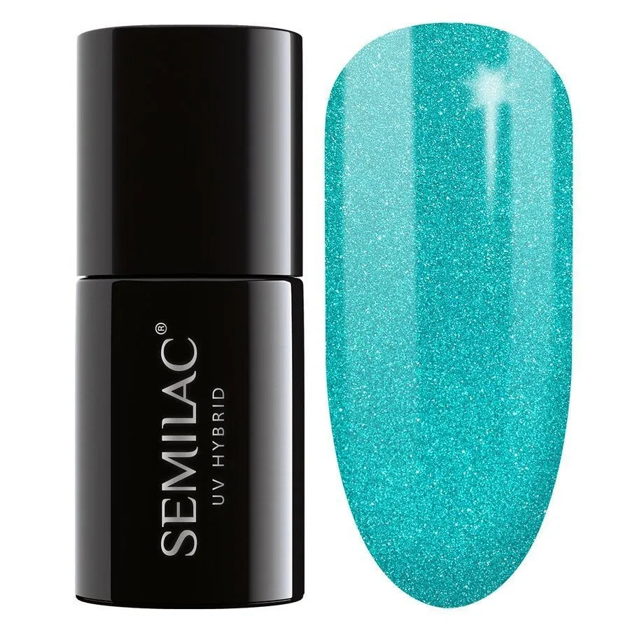 SEMILAC Hybrid Nail Polish 020 Green Glass - 7 ml - Kosmetika