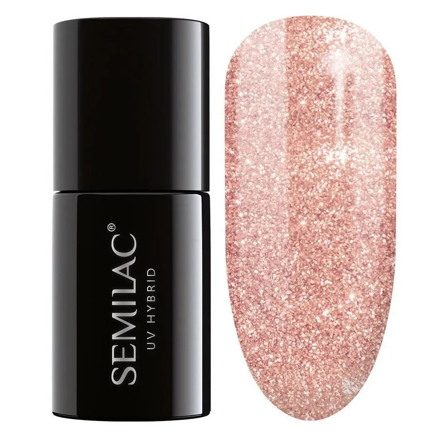 SEMILAC Hybrid Nail Polish 094 Pink Gold - 7 ml - Kosmetika