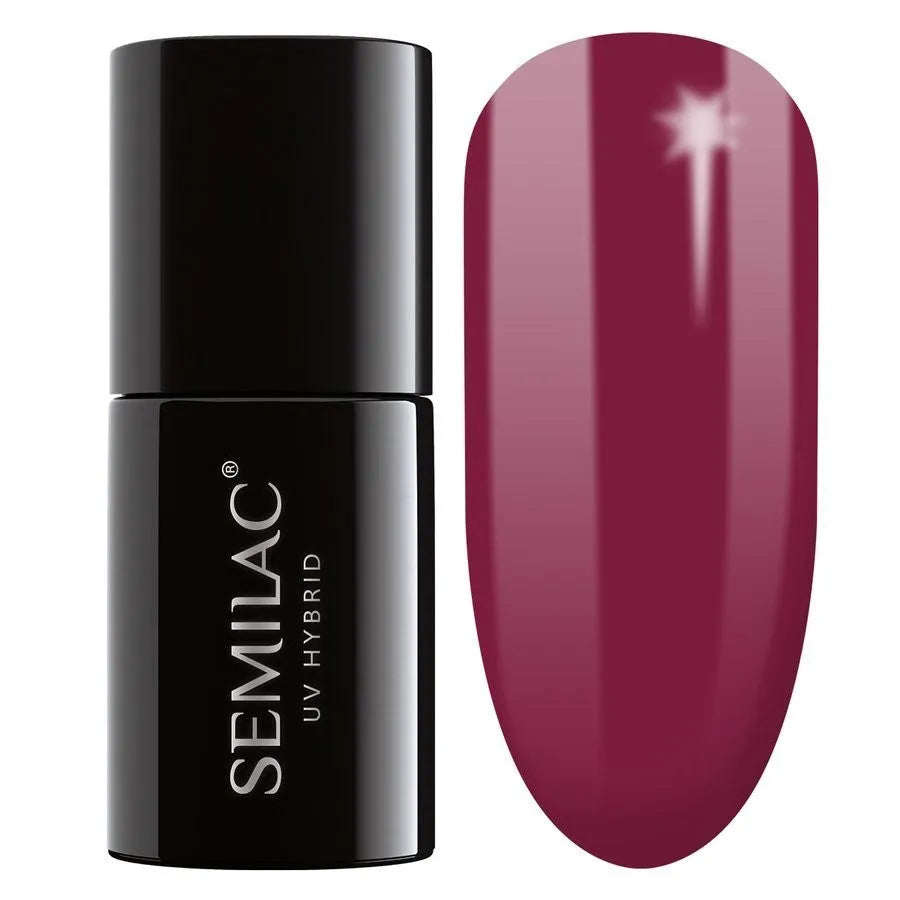 SEMILAC Hybrid Nail Polish 098 Elegantiška vyšnia - 7 ml - Kosmetika