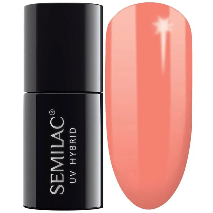 SEMILAC Hybrid Nail Polish 132 Orange Lollipop - 7 ml - Kosmetika