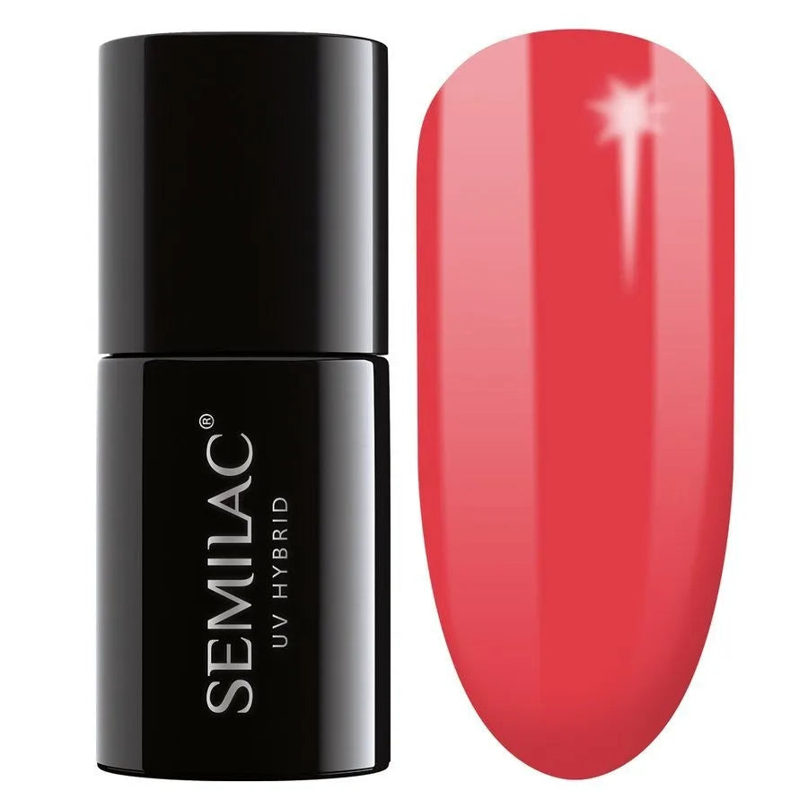 SEMILAC Hybrid Nail Polish 134 Red Carpet - 7 ml - Kosmetika