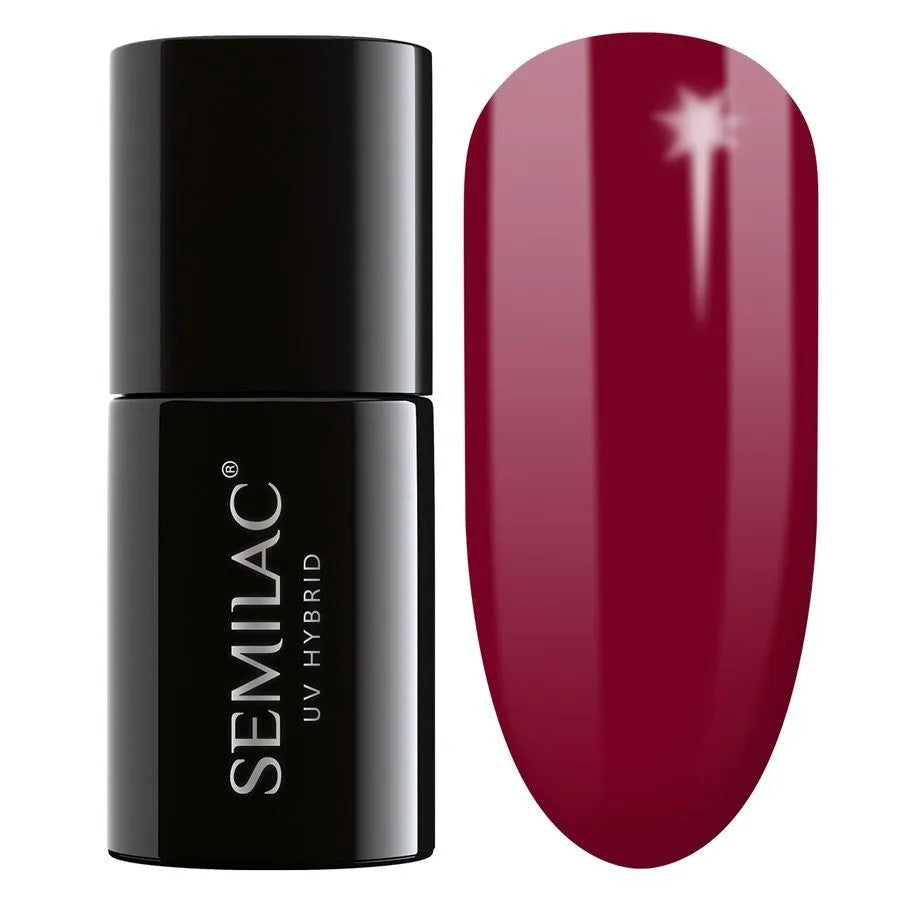 SEMILAC Hybrid Varnish 071 Deep Red - 7 ml - Kosmetika