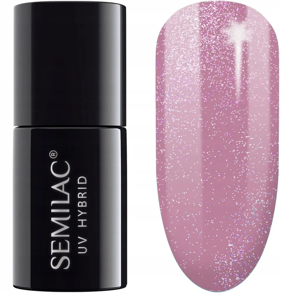 SEMILAC LAKIER 319 SHIMMER DUST PINK 7ML skaistalai - Kosmetika