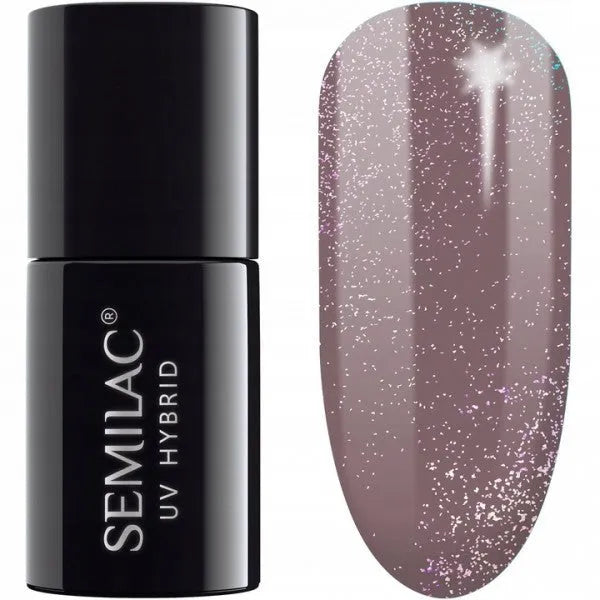 SEMILAC LAKIER 322 SHIMMER DUST BROWN 7ML - Kosmetika