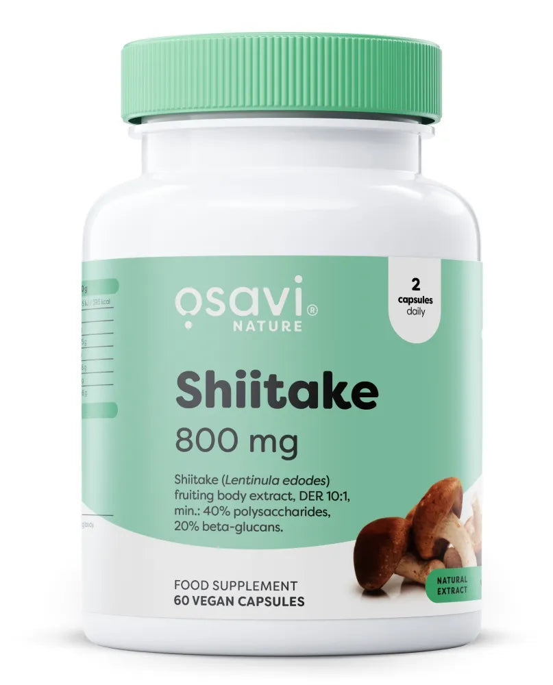 Shiitake 800mg - 60 vegan caps - Osavi - Papildai