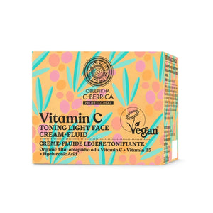 SIBERICA Oblepikha C-Berrica Professional Toning Cream-Fluid for Face Vitamin C 50ml - Kosmetika