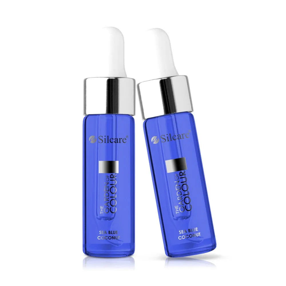 Silcare Nagų Aliejus Kokosų Jūros Mėlyna 15ml - Kosmetika