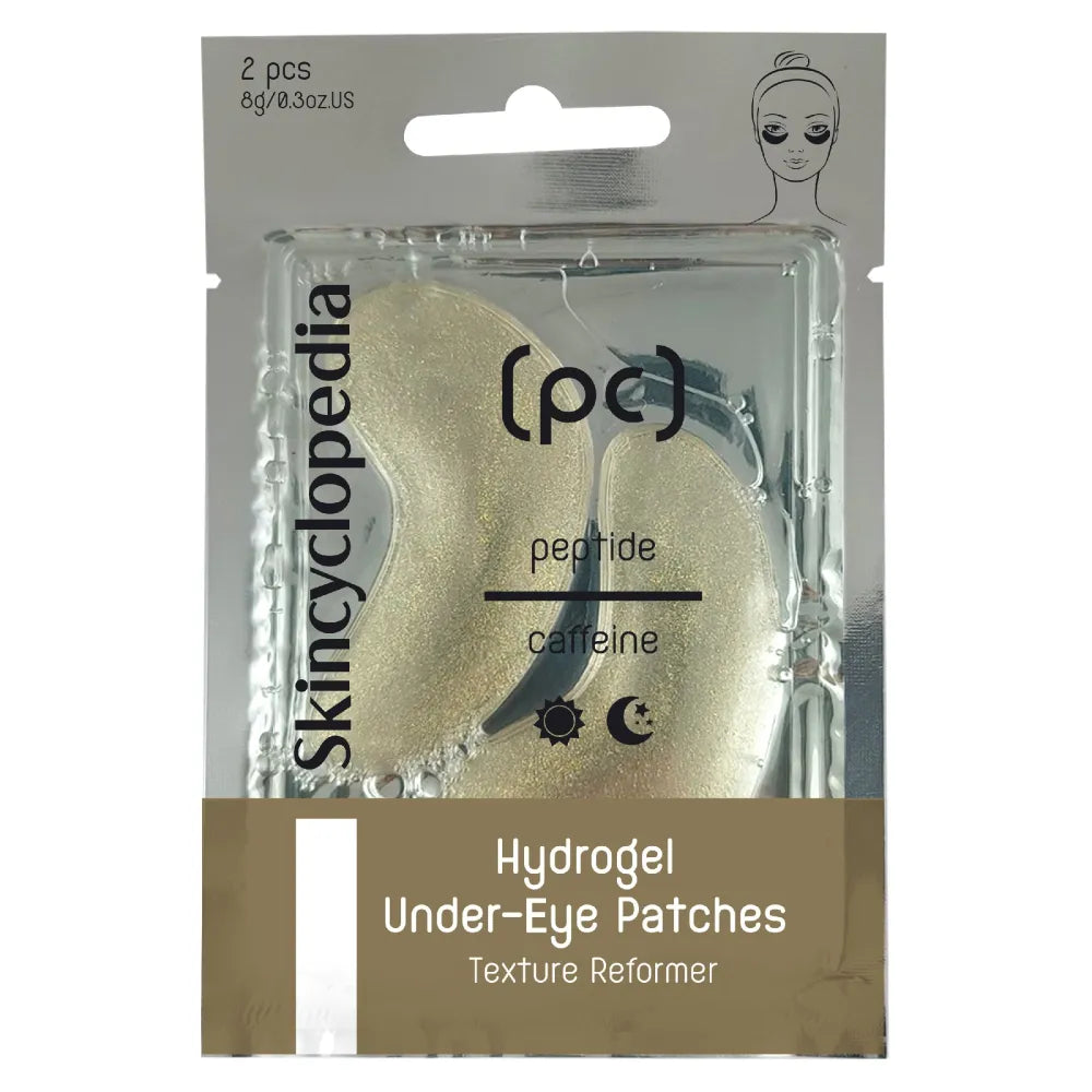 SKINCYCLOPEDIA Hydrogel eye patches su peptidu kofeinu hialurono rūgštimi ir kolagenu - 2 vnt. - Kosmetika