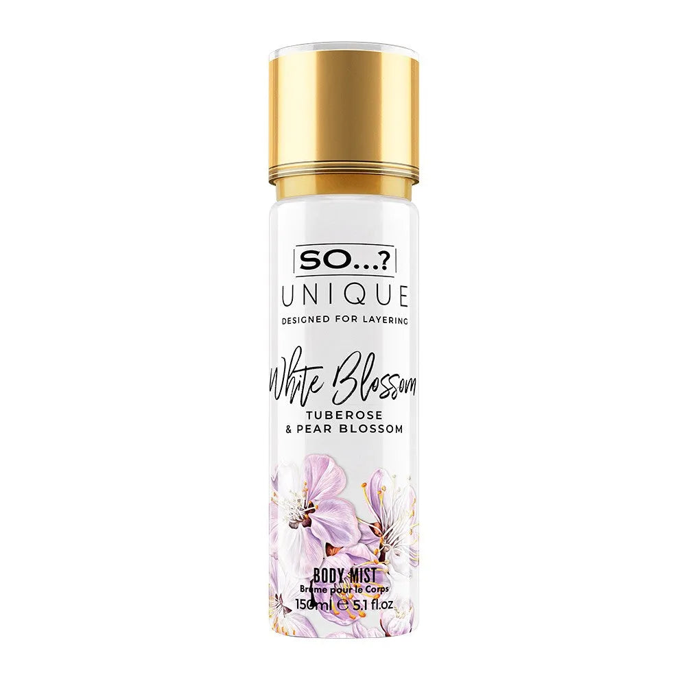 SO...? Unique White Blossom Body Mist 150 ml - Kosmetika